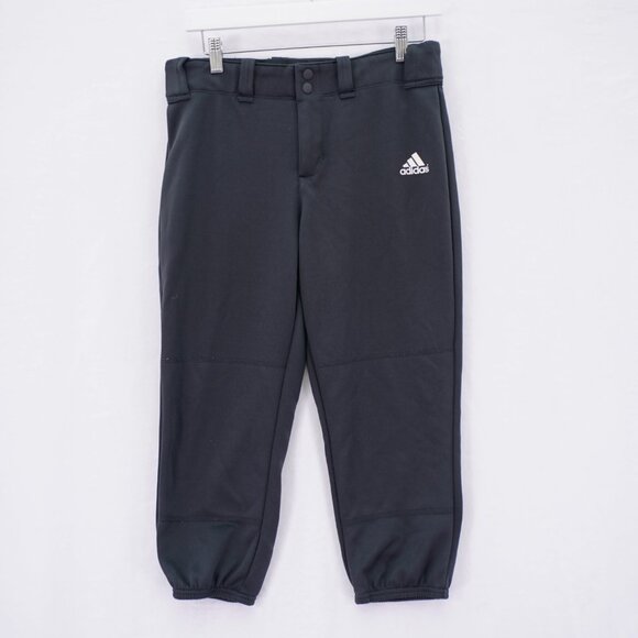 Adidas Aeroready Black Baseball Pants Medium Polyester 30 / 20‎ - Picture 1 of 9